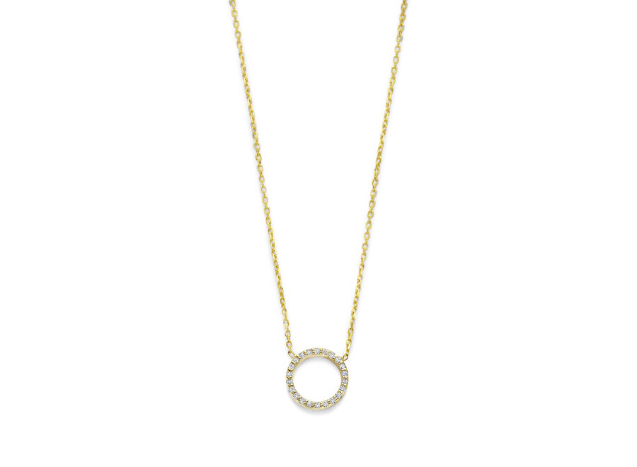 Iconic Round Diamond Necklace