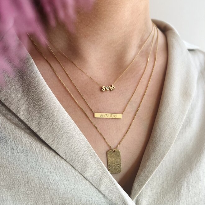 Capital Ketting - 1 Capital en 1 Diamant