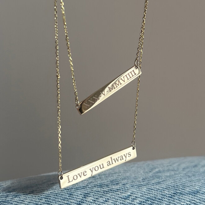 Bar Necklace Big