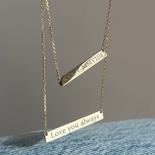 Bar Necklace Small