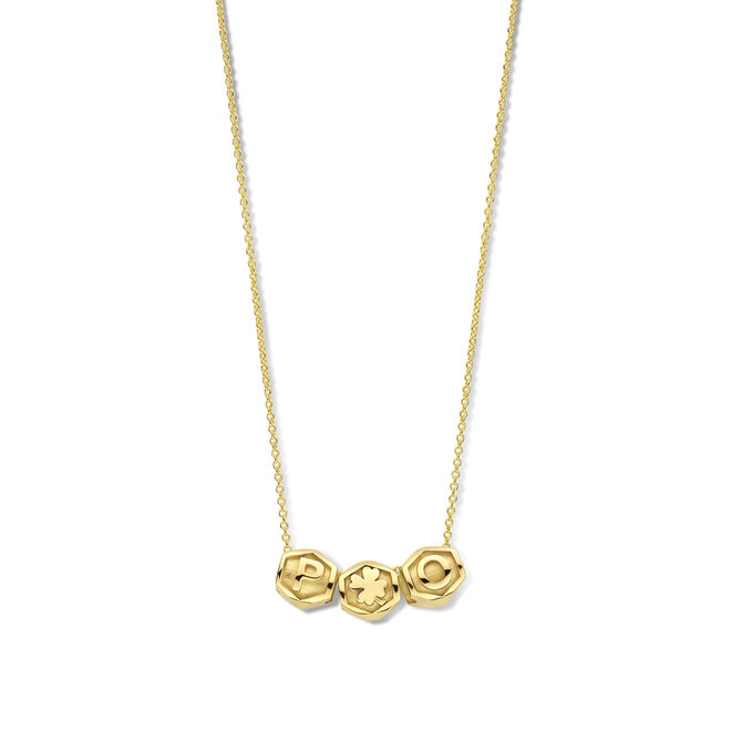 Honey Bee Necklace 3 Initials