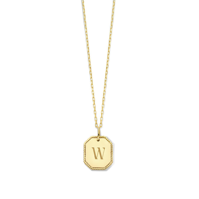 Tag Bullets Ketting 14K Goud