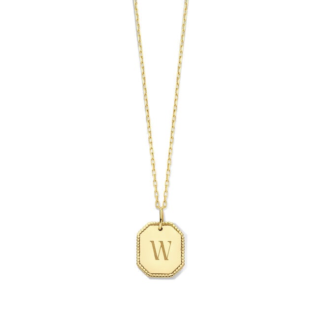 Tag Bullets Ketting 14K Goud