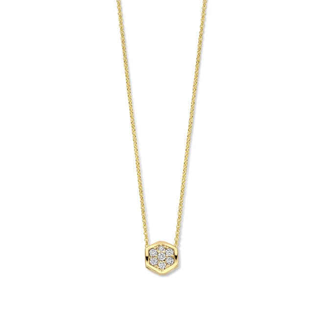 Honey Bee Diamant Ketting 14K Goud