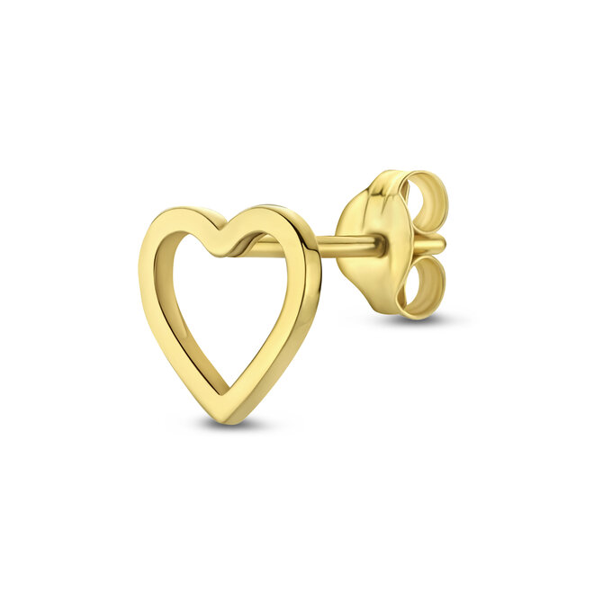 Iconic Heart Stud Earring (single piece)