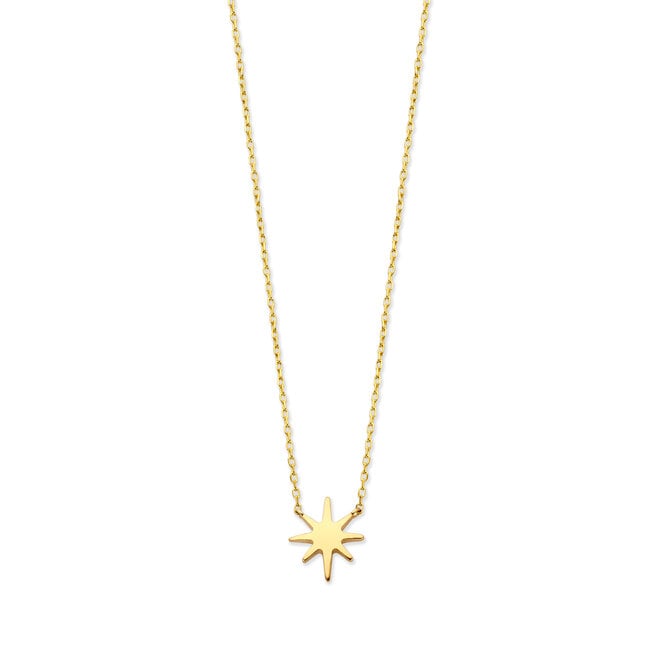 Universe Ster Ketting 14K Goud