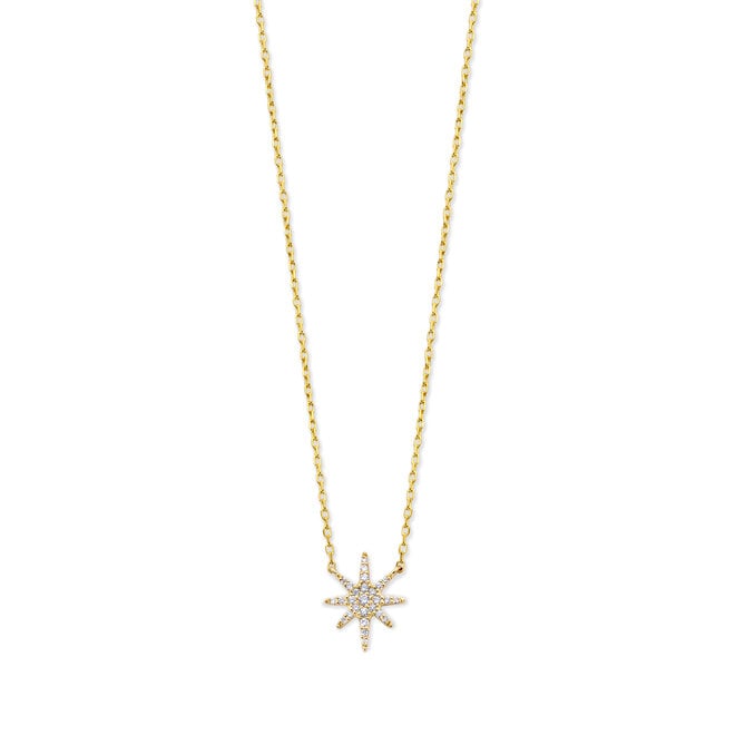 Universe Diamant Ster Ketting 14K Goud