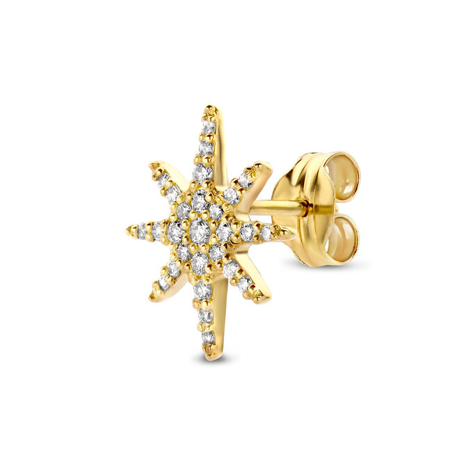 Universe Diamant Ster Oorbel