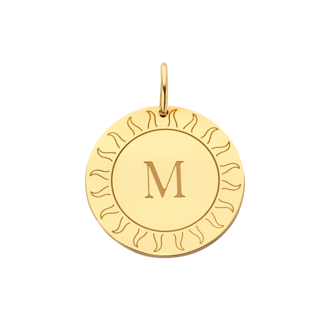 Universe Zon Bedel 14K Goud