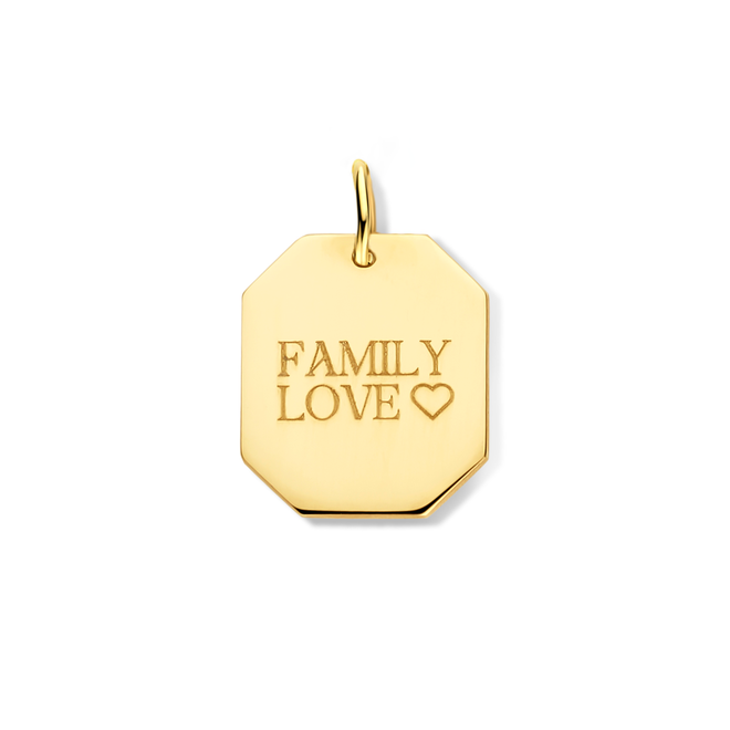 Tag Bedel 14K Goud