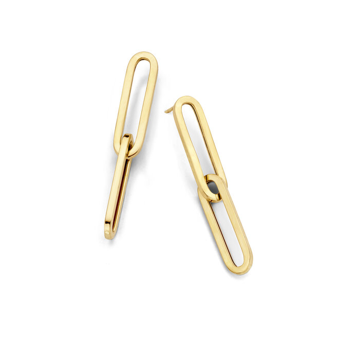 Charm 2 Links Earrings (pair)