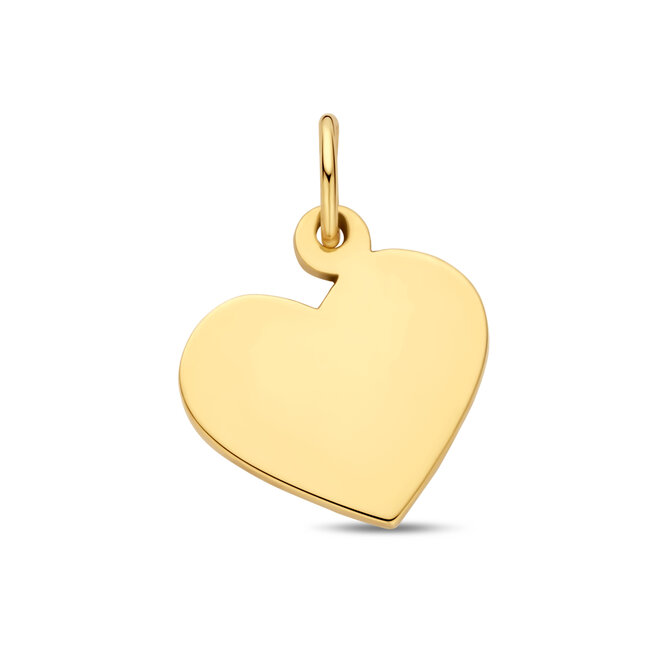Charm Bedel Hartje 14K Goud
