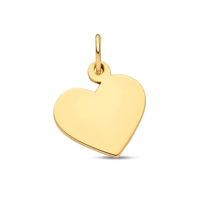 Charm Bedel Hartje 14K Goud