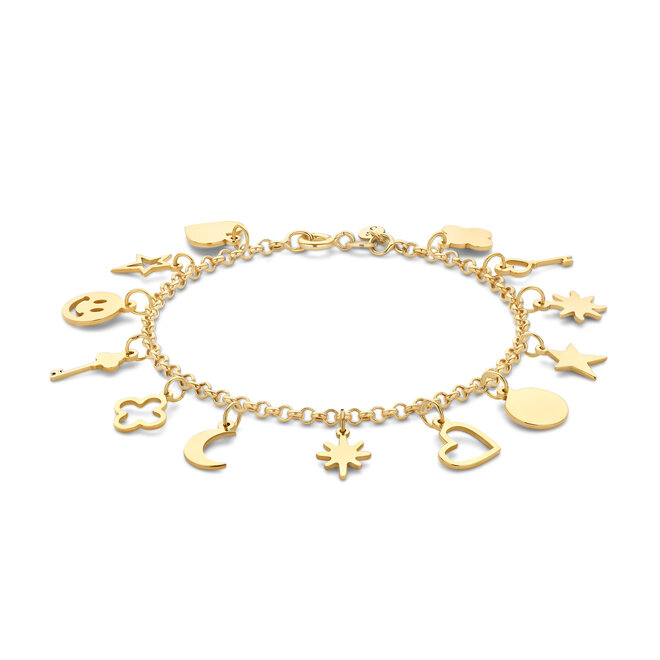 Charm Bedel Sleutel 14K Goud