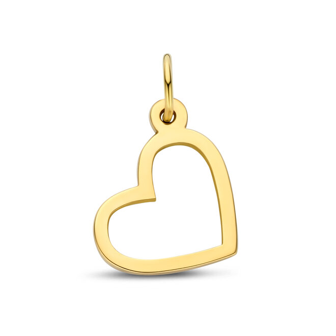 Charm open heart 14K Gold