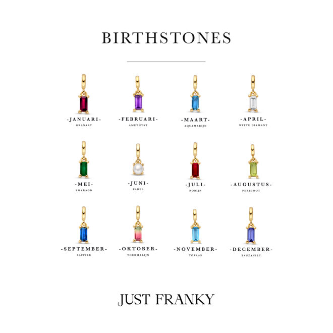 Geboortesteen Bedel Baguette