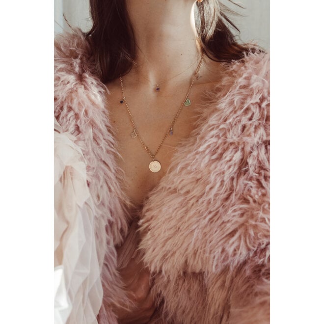 Charm Bedel Ketting 14K Goud