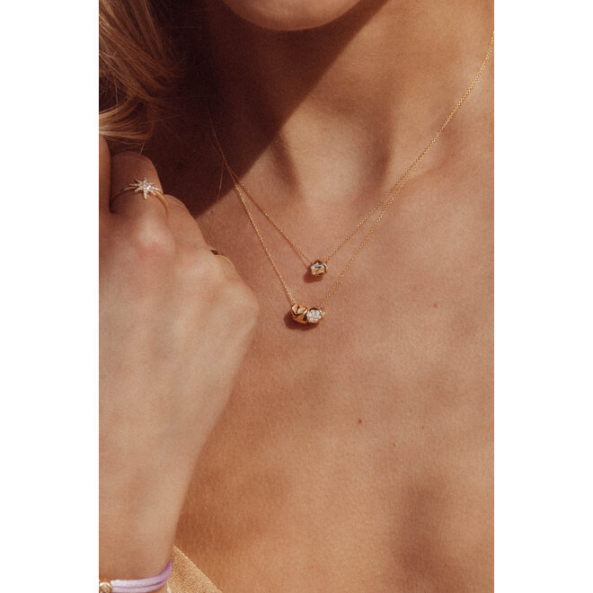 Honey Bee Necklace 3 Initials