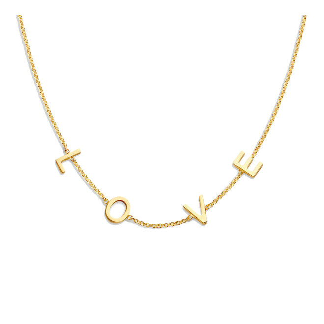 Love Letter Valentine Necklace LOVE