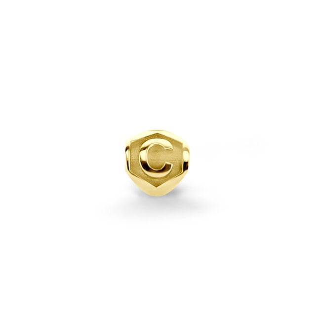 Honey Bee Satijnkoord Armband 14K Goud