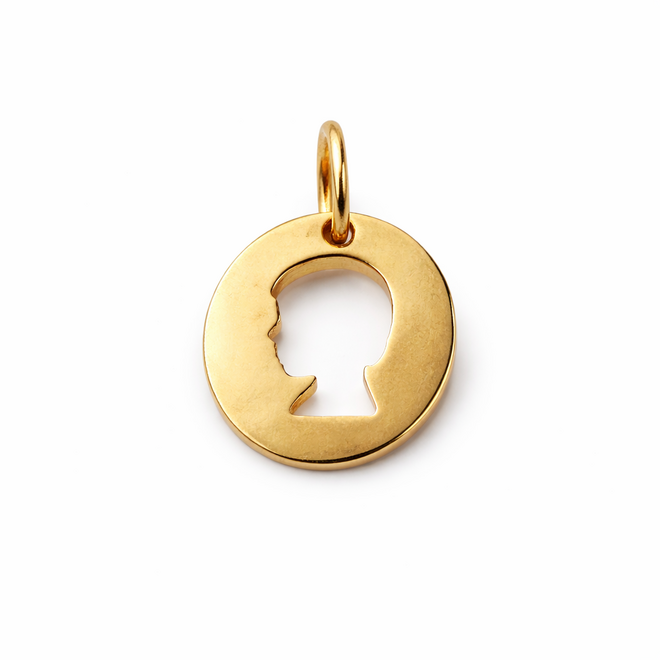 Family Coin Midi 14K Goud