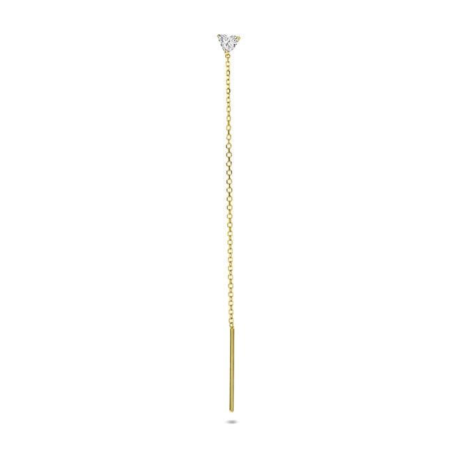 Franky's Candy Doortrekoorbel Hart met lab-grown diamant 14K Goud