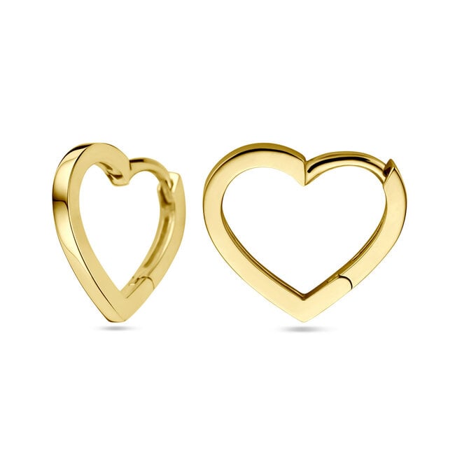 Franky's Candy Oorringen Hart 14K Goud