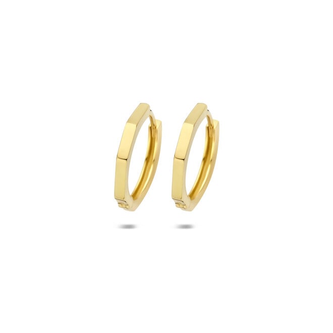 Franky's Candy Octagon Oorringen 14K Goud