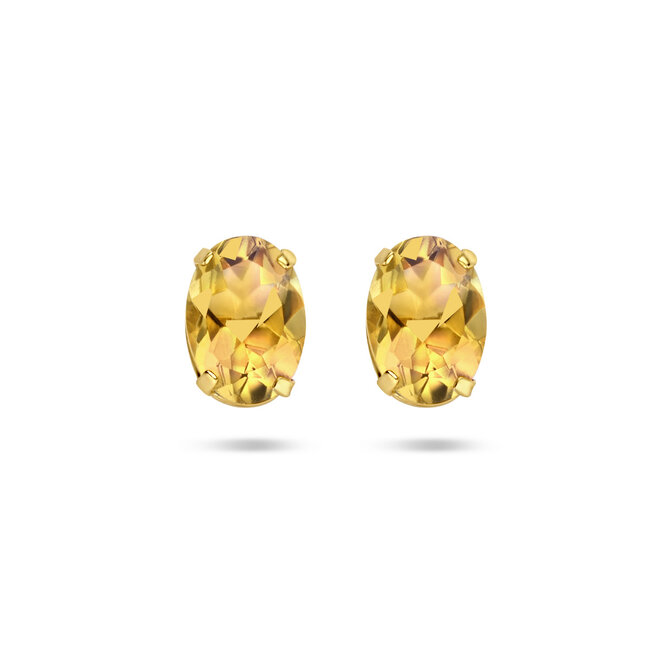 Franky's Candy Citrien Stud 14K Goud