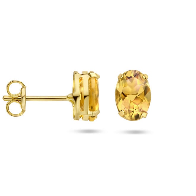 Franky's Candy Citrien Studs 14K Goud