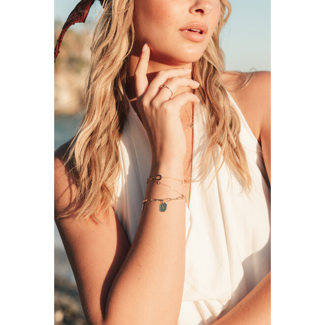 Love Letter Armband - 4 Initialen 14K Goud