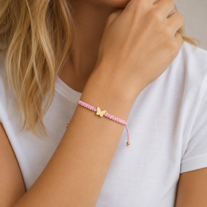 Franky's Treasure Vlinder Armband 18K Goud