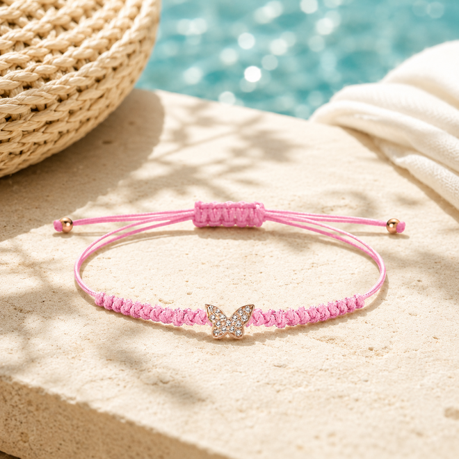 Franky's Treasure Vlinder Diamant Armband 18K Goud