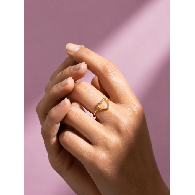 Iconic Heart Ring 14K Goud