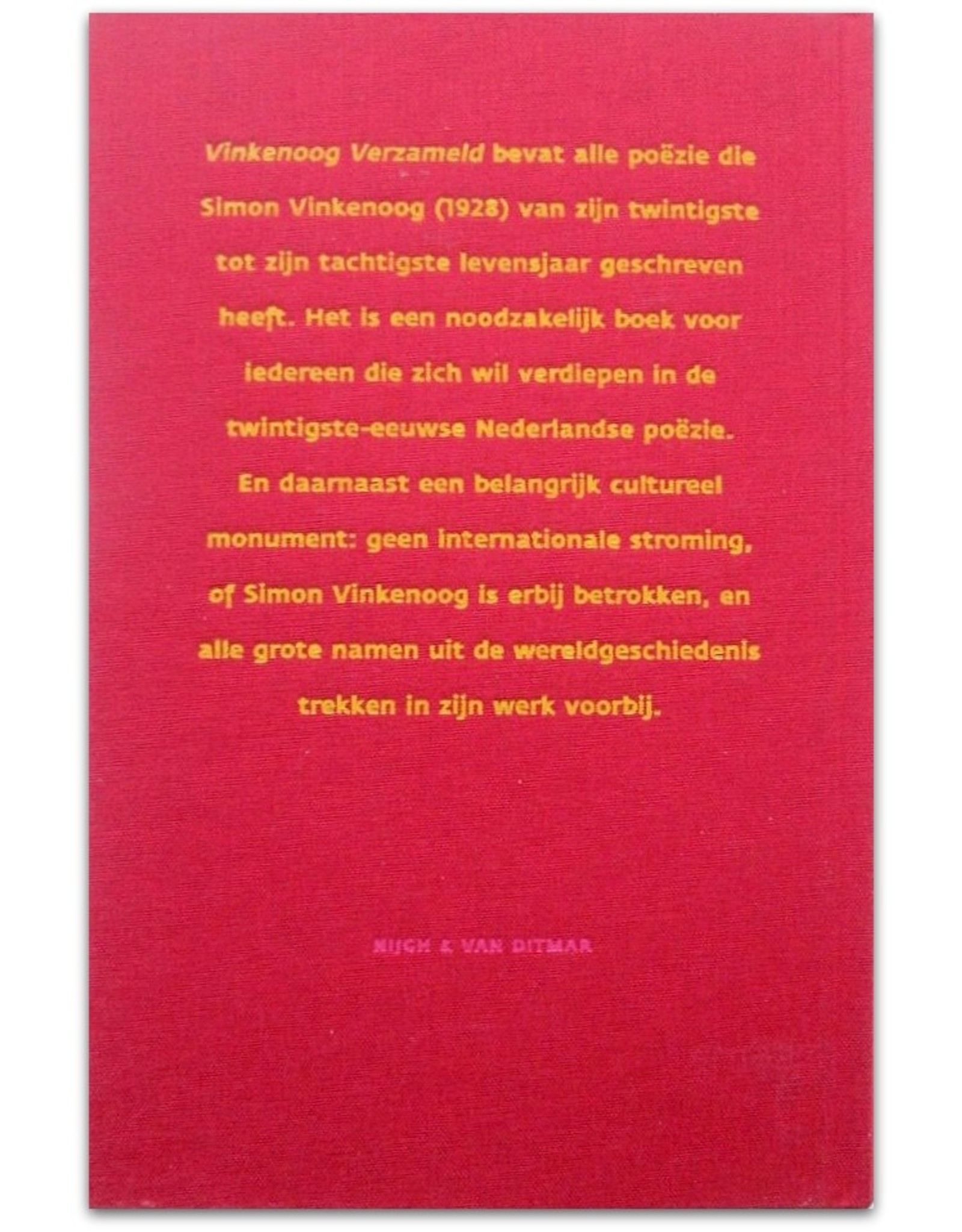 Simon Vinkenoog - Vinkenoog Verzameld: Gedichten 1948-2008