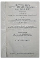 W.A. Engelbrecht - De Wetboeken Wetten en Verordeningen van Indonesië: benevens de grondwet voor het Koninkrijk der Nederlanden [...]