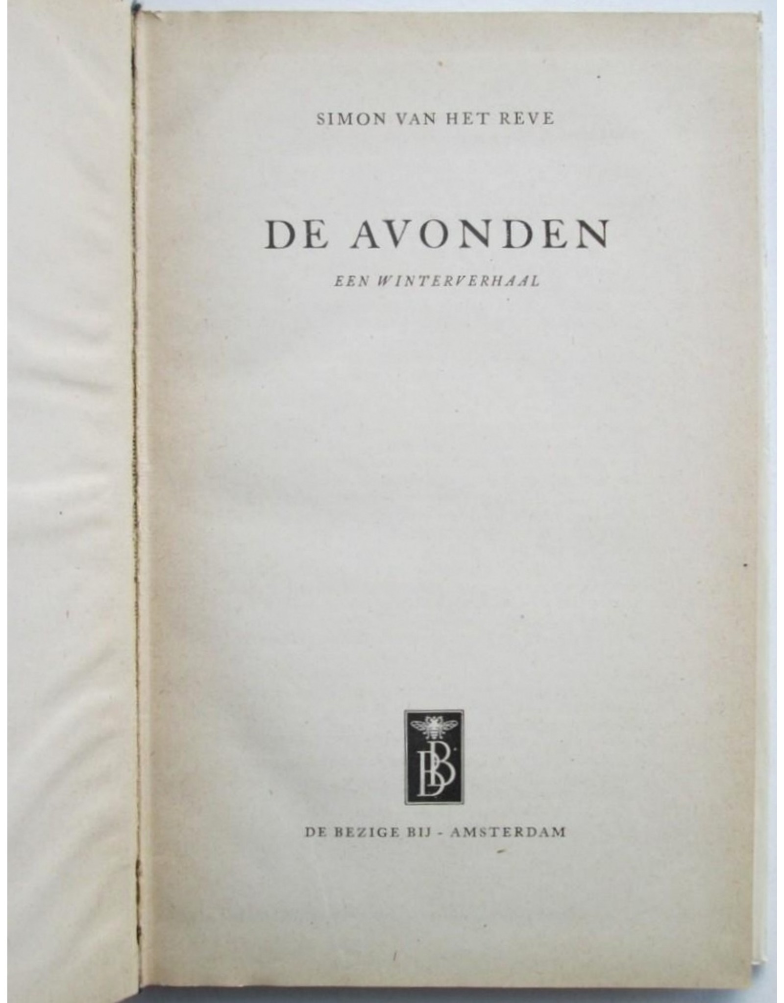 Gerard Reve [als Simon van het Reve] - De avonden. Een winterverhaal