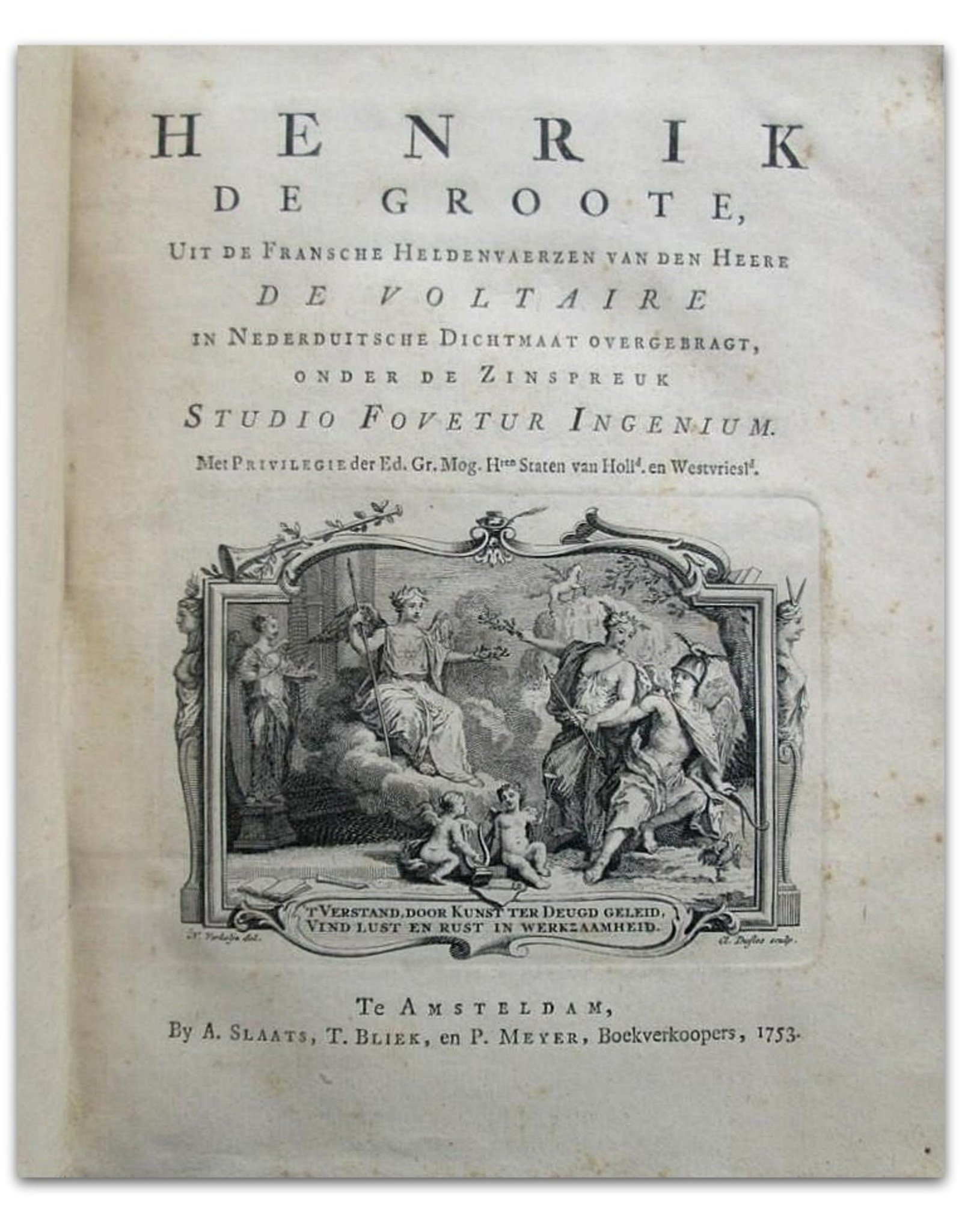 Voltaire - Henrik de Groote