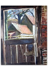 Arie van der Boon - [View of a farm from the barn]