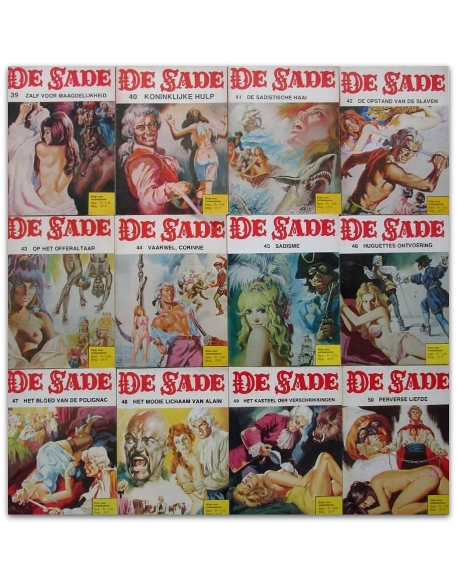 D.A.F. De Sade - Strip voor volwassenen [Complete series]