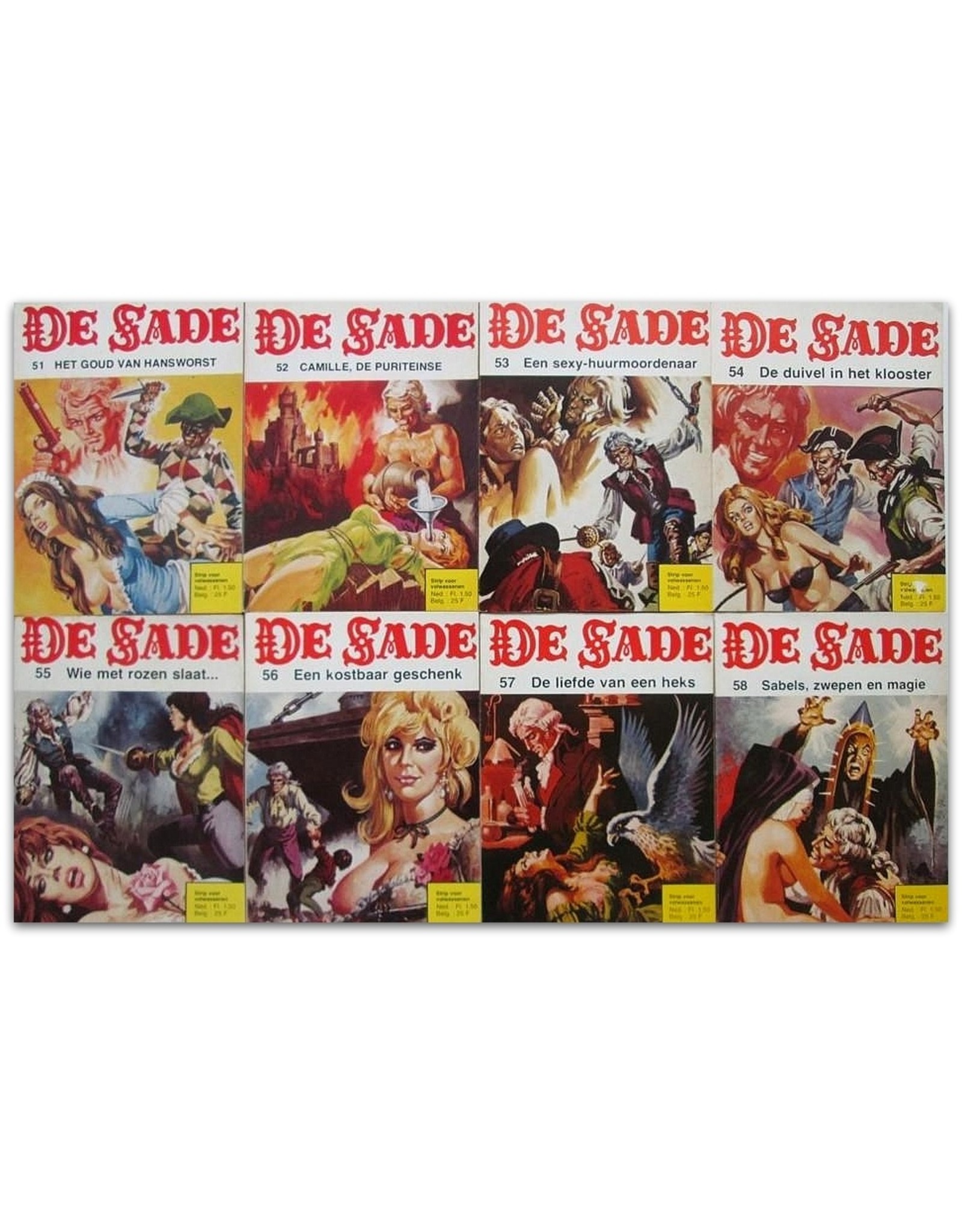 D.A.F. De Sade - Strip voor volwassenen [Complete reeks]