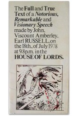 Ralph Steadman - The Full and True Text of a Notorious, Remarkable and Visionary Speech Made By John, Viscount Amberley, Earl Russell, [...]