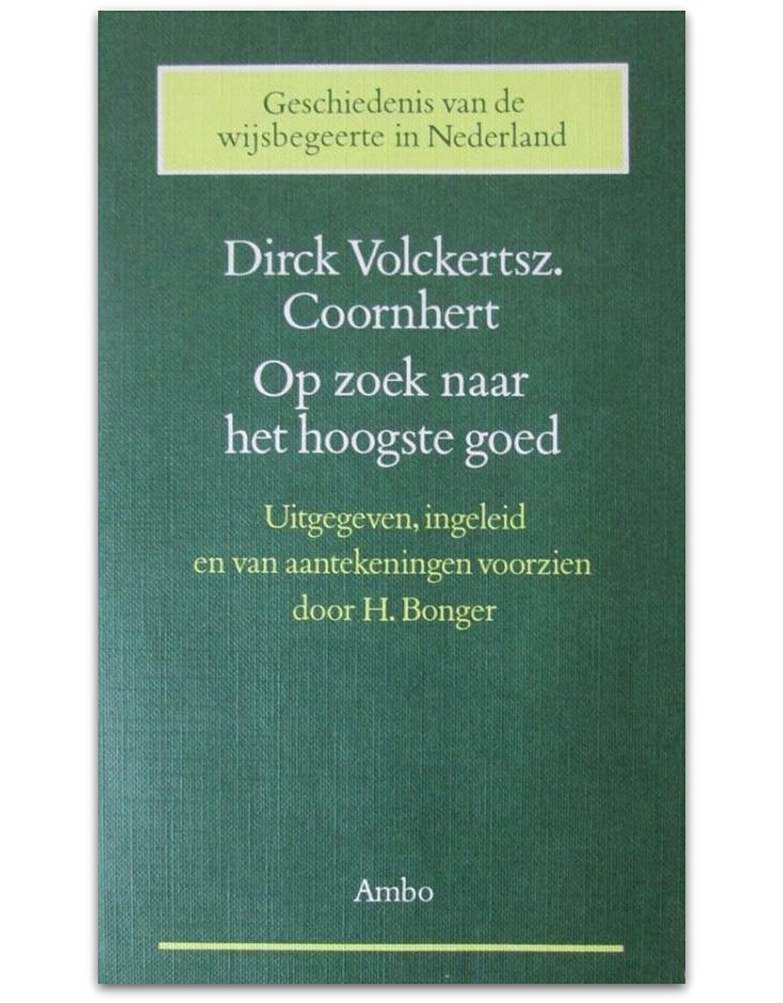 H. Krop - Geschiedenis van de wijsbegeerte in Nederland