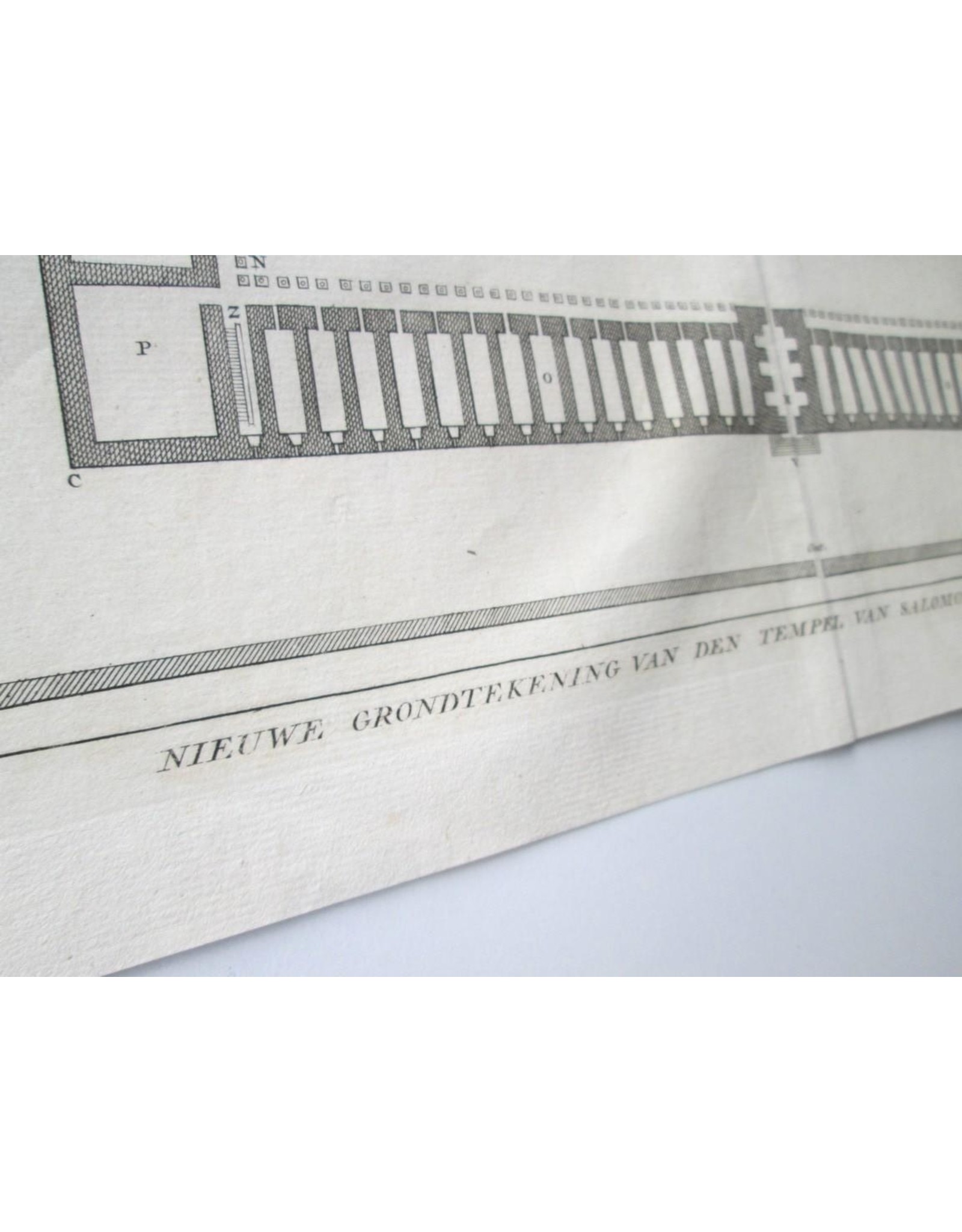 [Augustinus Calmet] - Nieuwe grondtekening van den Tempel van Salomon, volgens den Schryver