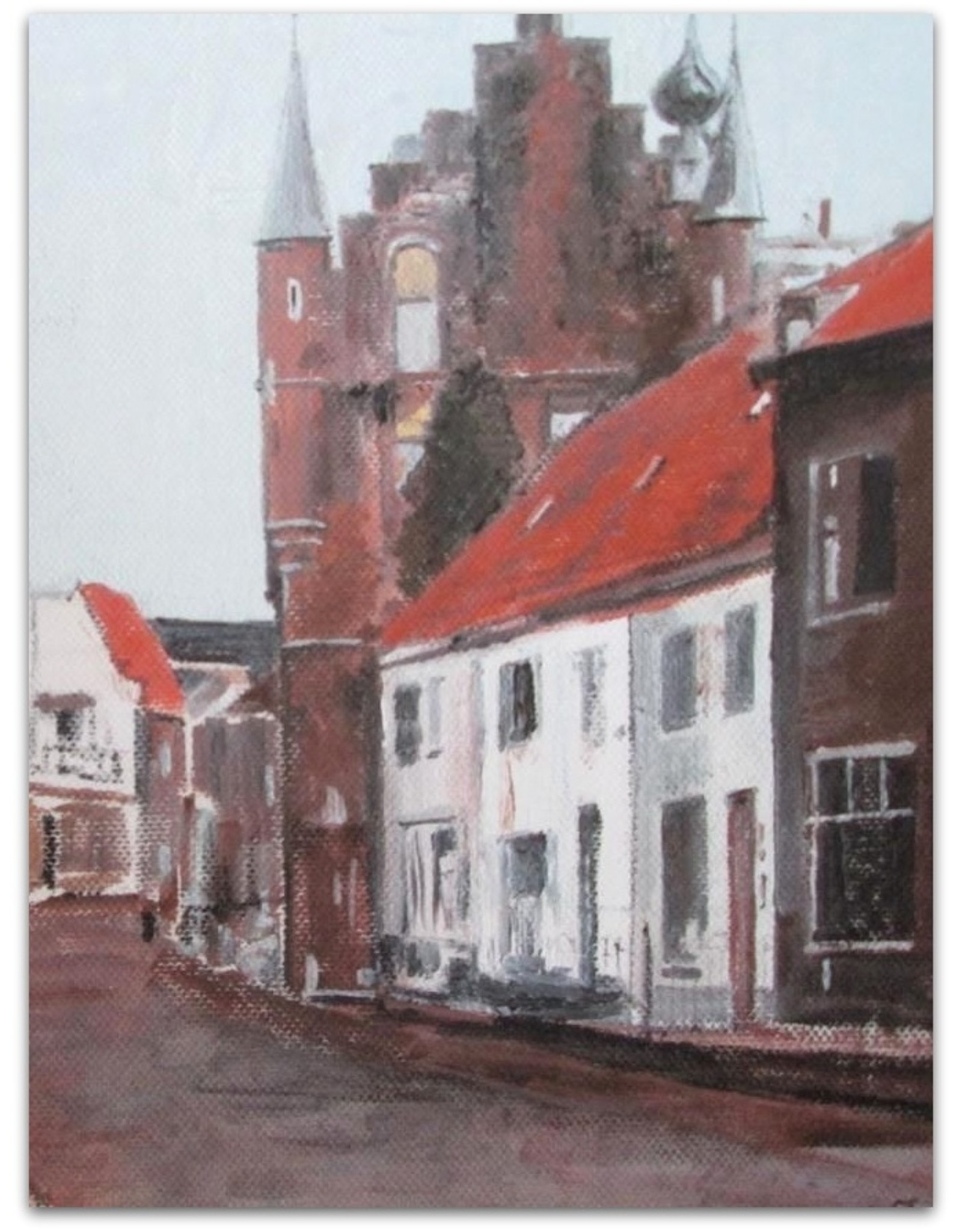 Theun van Zanden - Bommels Prentenboek - 13 prenten van de oude stad Zaltbommel [...]