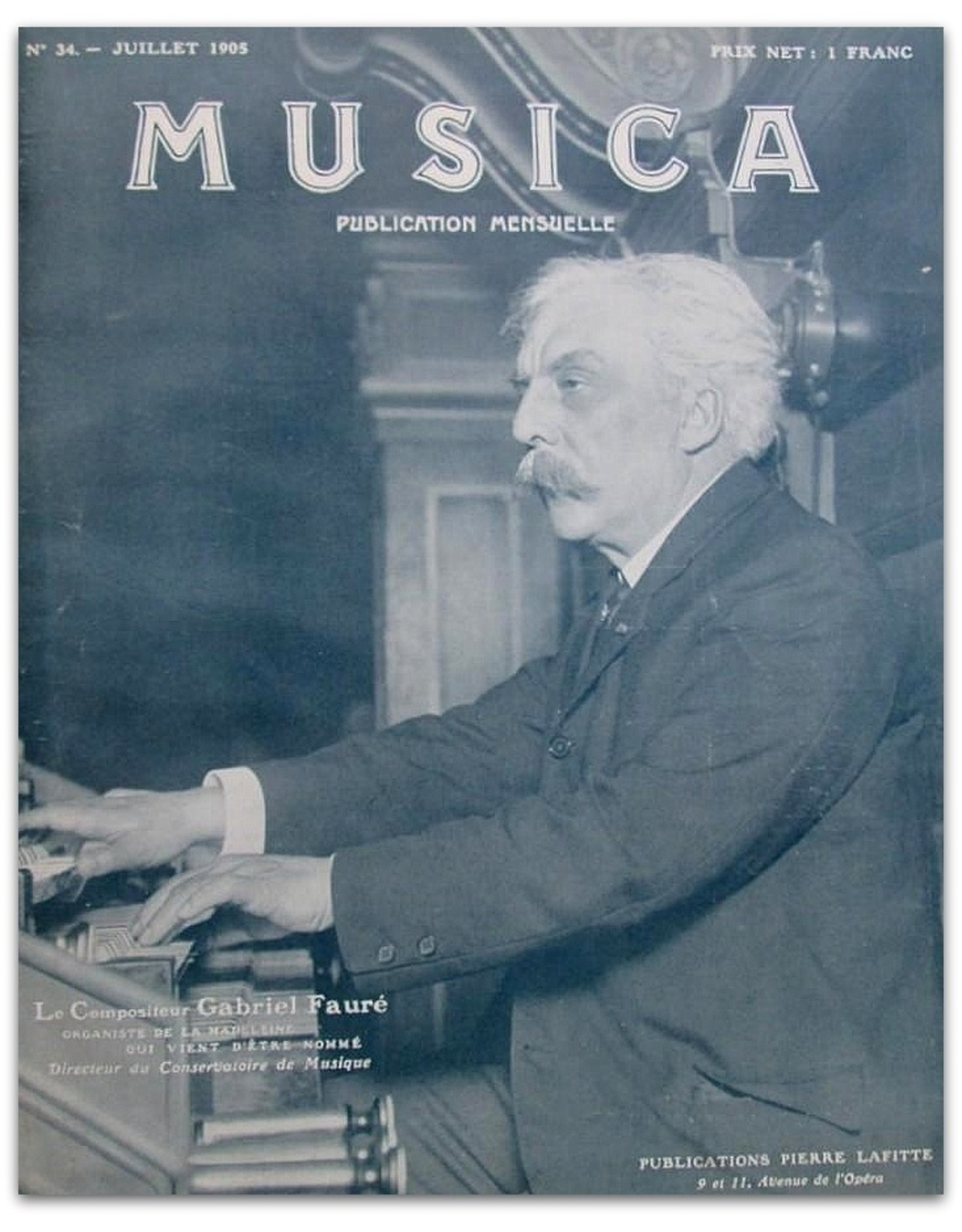 [Sarah Bernhardt] - Musica [Quatrième année 1905: Janvier No. 28 thru Décembre No. 39]