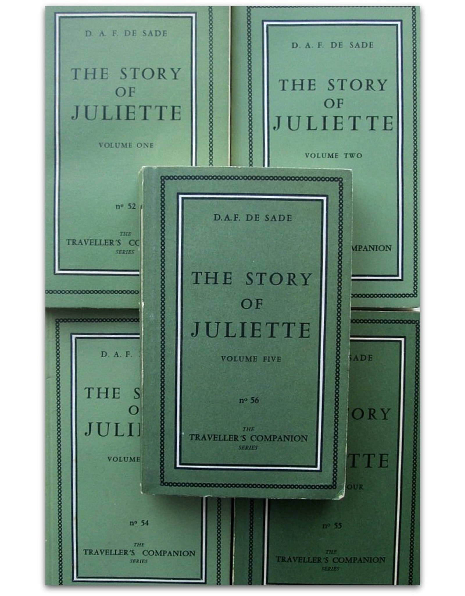 D.A.F. De Sade - The Story of Juliette or: Vice Amply Rewarded. Being an English rendering of the French by Pieralessandro Casavini in five volumes