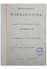 J.G. Frederiks - Biographisch Woordenboek der Noord- en Zuidnederlandsche Letterkunde