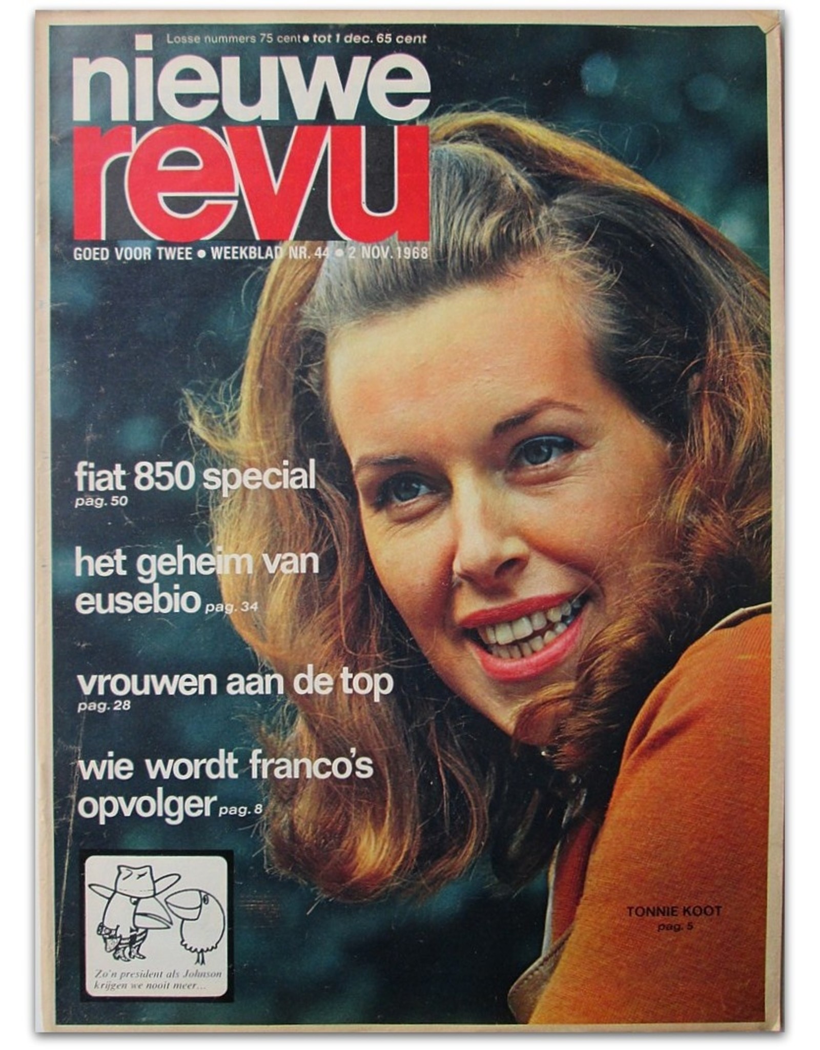 [De eerste 10 nummers van] Nieuwe Revu. Goed voor twee. Weekblad Nr. 43 [t/m 52] 1968