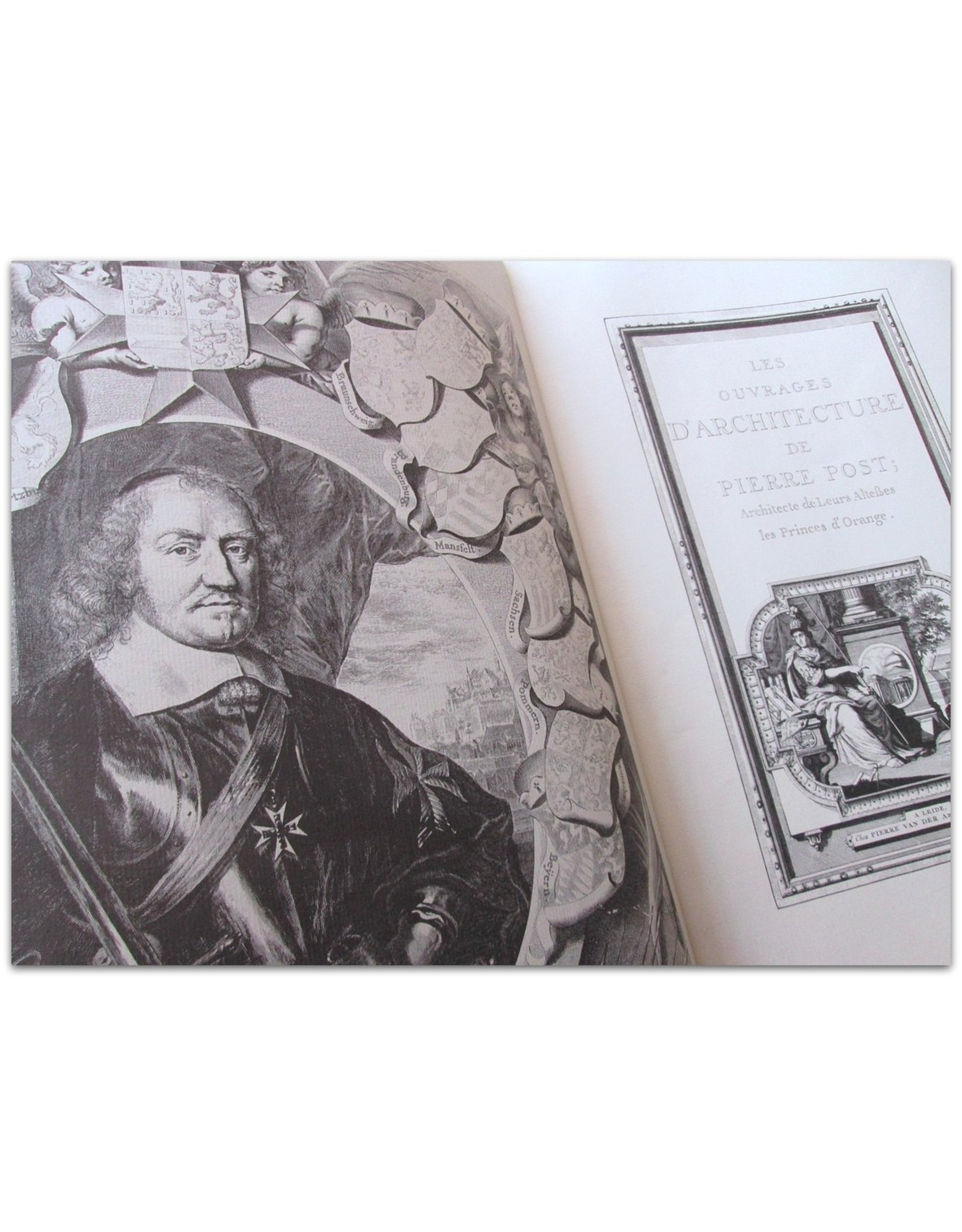 [Pieter Post] - Les ouvrages d'architecture ordonnez par Pierre Post [...]. Dans les quels on voit les representations de plusieurs Edifices considerables en Plans & Elevations, [...]